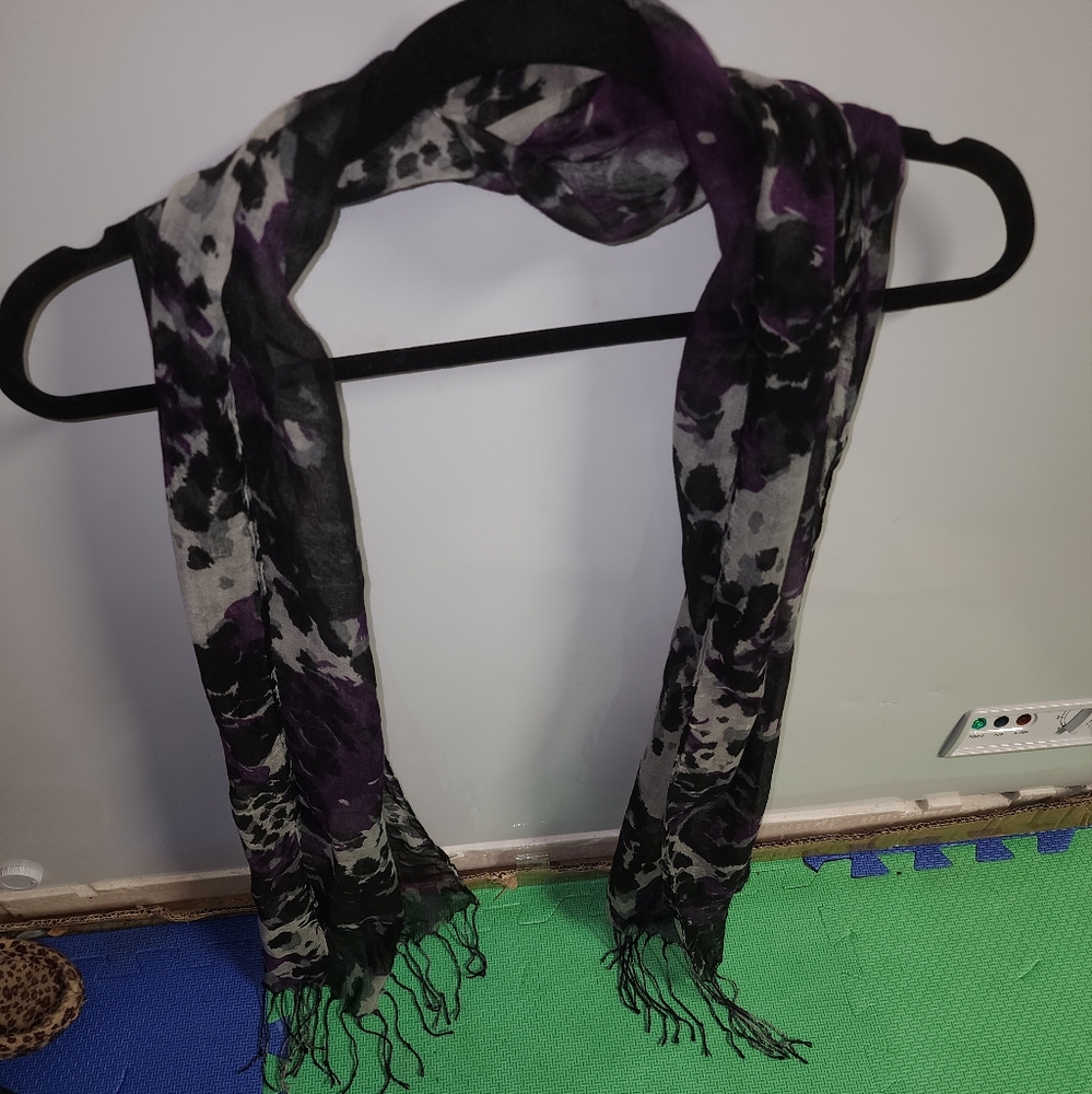 Scarf women Long scarf / head tie - Picture 4 of 6